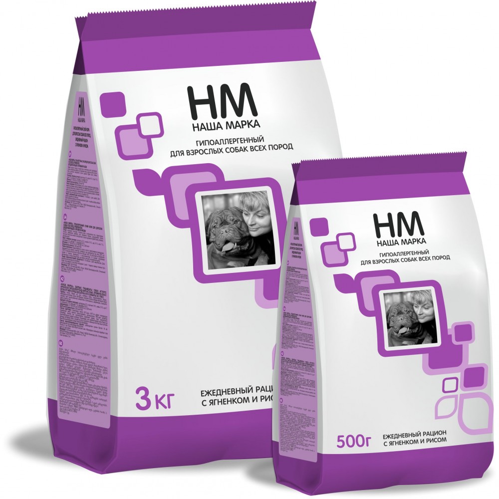 Корм НМ гипоаллергенный для собак с ягненком и рисом (арт. НМ044) Корм НМ гипоаллергенный для собак с ягненком и рисом (арт. НМ044)