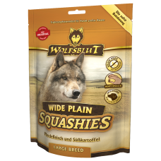 Wolfsblut Squashies Wide Plain Large Breed мягкое печенье для собак крупных пород с кониной Широкая равнина 300 гр