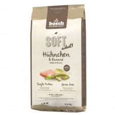 Bosch Soft Adult- полувлажный корм для собак с чувствительным пищеварением (курица и банан)