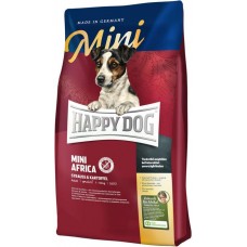 Happy Dog Mini Africa - беззерновой корм для собак мелких пород (с мясом страуса)