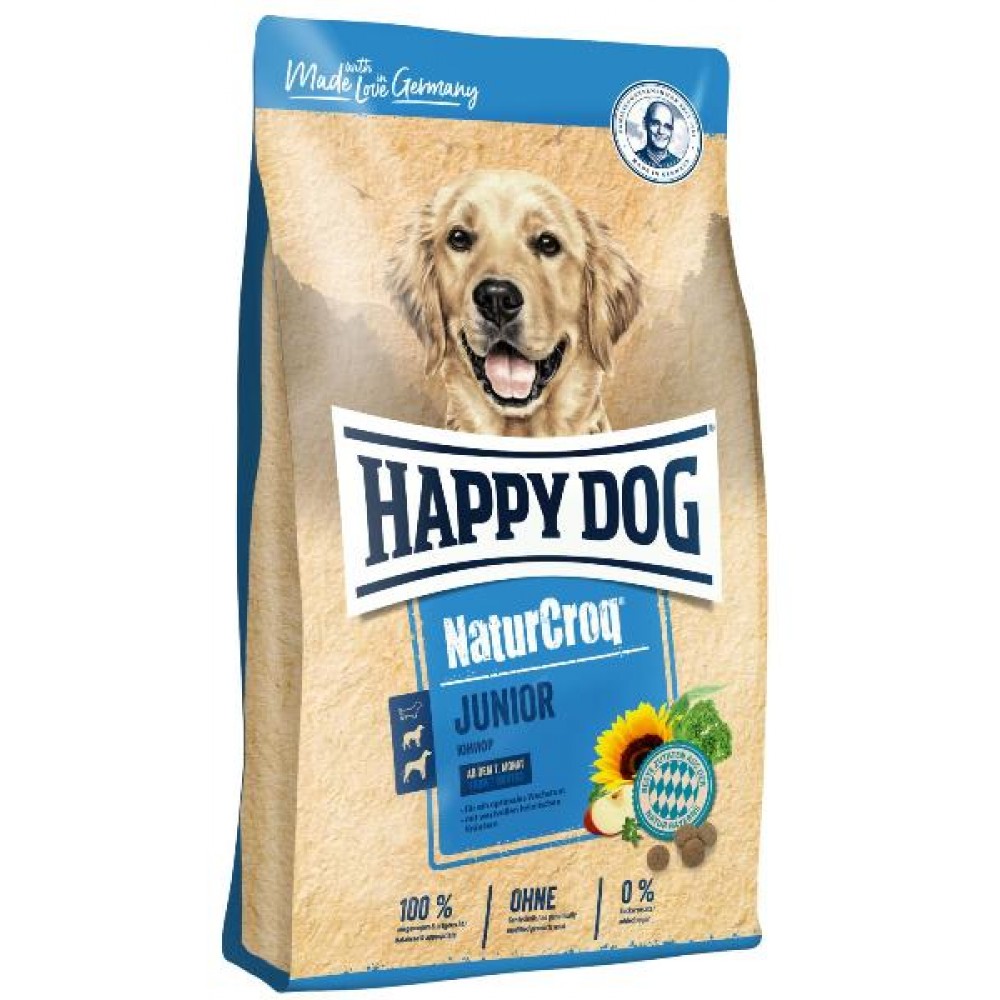 Happy Dog NaturCroq Junior - корм для щенков средних и крупных пород c 7 месяцев Happy Dog NaturCroq Junior - корм для щенков средних и крупных пород c 7 месяцев