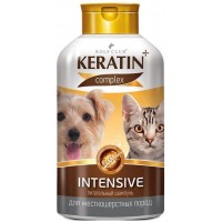 RolfClub Шампунь KERATIN + Intensive для жесткошерстных кошек (400 мл)