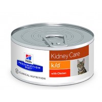 Hill's Feline k/d Kidney Care Chicken - консервы со вкусом курицы при болезни почек у кошек (арт. 9453), 156 гр.