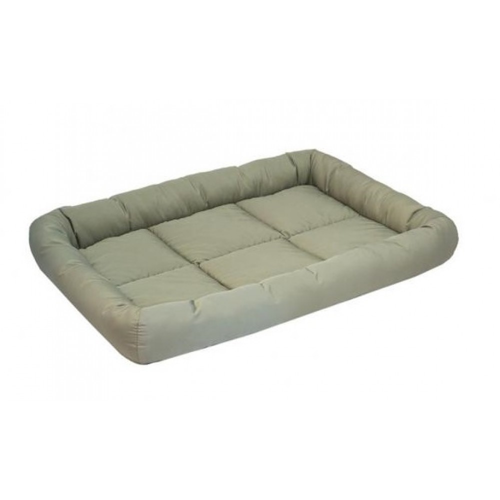 Лежак прямоугольный с валиком Олива-БАТУТ для кошек Дарелл Лежак прямоугольный с валиком Олива-БАТУТ для кошек Дарелл