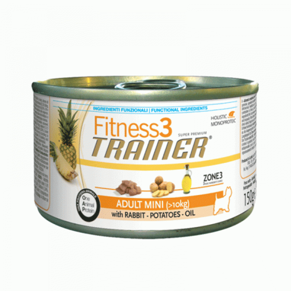 Trainer Fitness консервы для собак мелких пород (Кролик) Trainer Fitness консервы для собак мелких пород (Кролик)