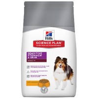 Hill`s Canine Sensitive Stomach & Skin Chicken - корм для взрослых собак с чувствительным пищеварением с курицей.
