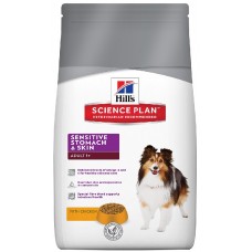 Hill`s Canine Sensitive Stomach & Skin Chicken - корм для взрослых собак с чувствительным пищеварением с курицей. Hill`s Canine Sensitive Stomach & Skin Chicken - корм для взрослых собак с чувствительным пищеварением с курицей.