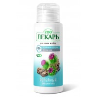 БИОшампунь ЭКО ZOOЛЕКАРЬ Репейный с корой дуба для кошек против блох, 80 мл. (арт. TYZ 254001346)