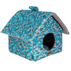 Домик для кошки Мозаика 36*36*38 см. (арт. ТР 31912057) Gamma