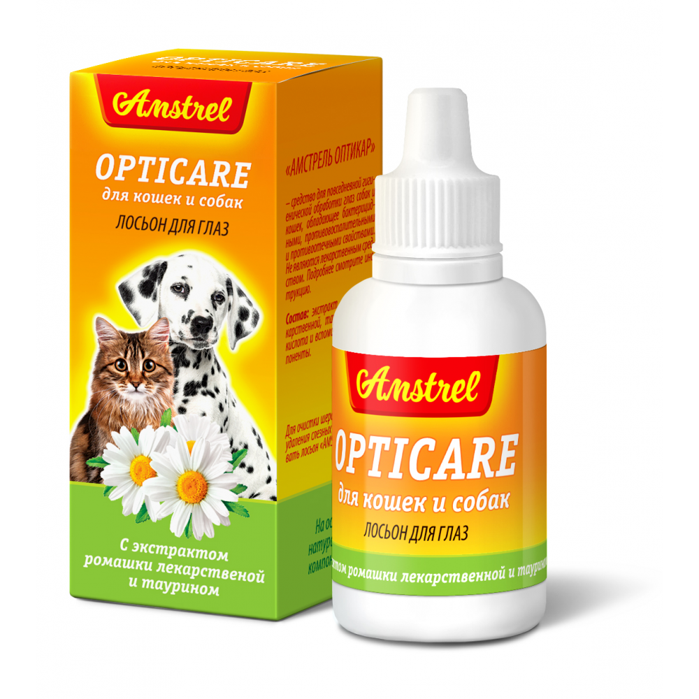 Лосьон для глаз Amstrel Opticare для кошек 30 мл (арт. TYZ 54000998) Лосьон для глаз Amstrel Opticare для кошек 30 мл (арт. TYZ 54000998)