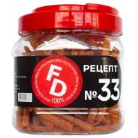 Лакомство для собак, полоски из мяса индейки Рецепт №33, 500 гр. (арт. TUZ541)