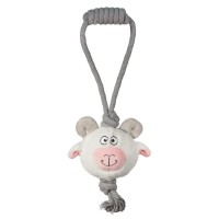 Triol Игрушка для собак Барашек с веревкой, 110*380 мм (арт. ТР 12141133)