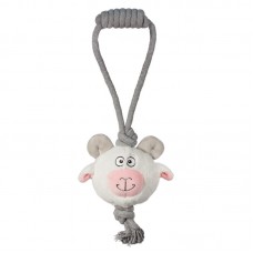 Triol Игрушка для собак Барашек с веревкой, 110*380 мм (арт. ТР 12141133)