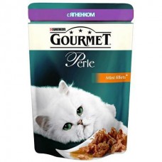 Gourmet Perle - пресервы для кошек с ягненком в подливке (75 гр) пауч Gourmet Perle - пресервы для кошек с ягненком в подливке (75 гр) пауч