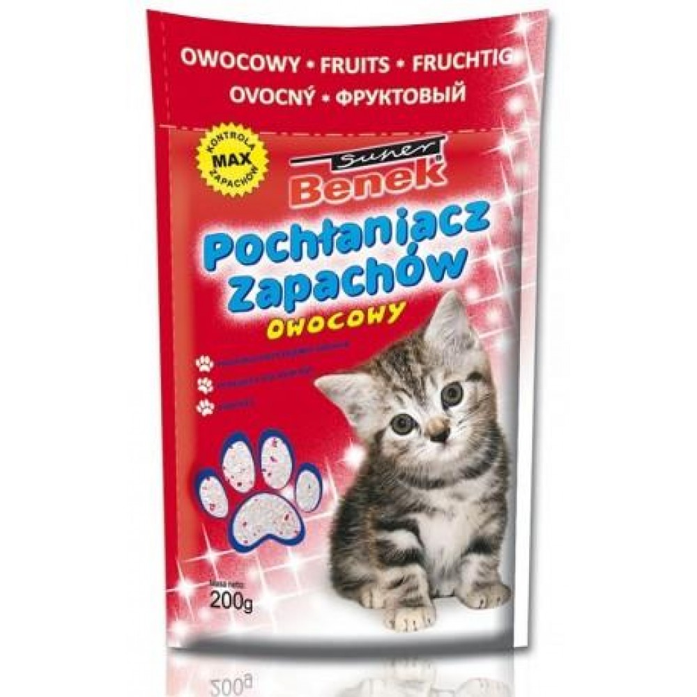 Super Benek - поглотитель запаха силикагель 200 г Super Benek - поглотитель запаха силикагель 200 г