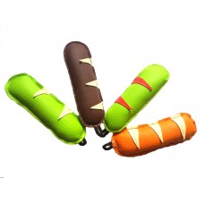 Redplastic Игрушка-аппорт для собак Конфетти-СОСИСКА 12 см (сизаль) (арт. 2408)