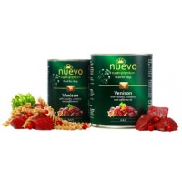 Nuevo консервы для собак с олениной, лапшой, брусникой