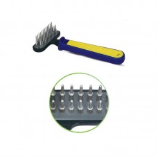 Triol Расческа-грабли двухрядная для собак Спорт, 115х155 мм (арт. ТР 31751028)