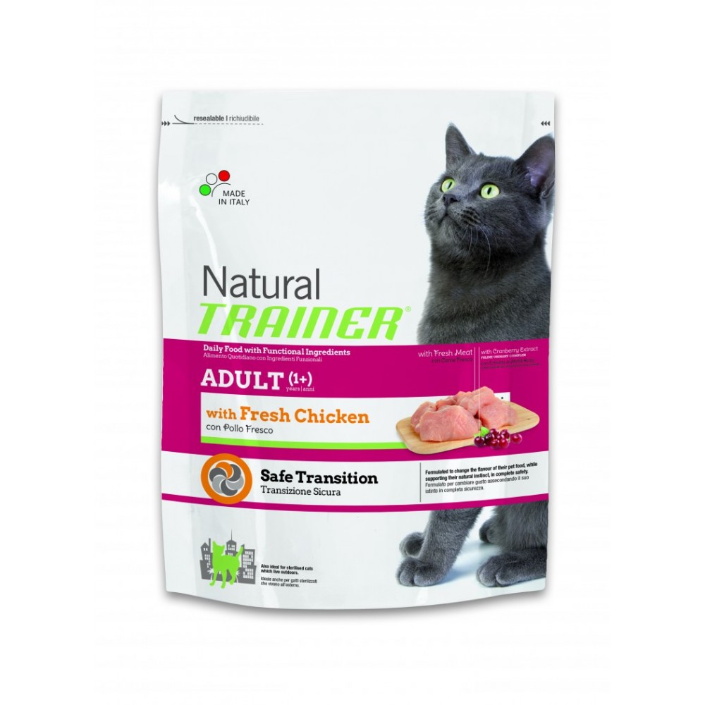 Trainer Natural Adult Fresh Chicken - сухой корм для взрослых кошек с мясом свежей курицы Trainer Natural Adult Fresh Chicken - сухой корм для взрослых кошек с мясом свежей курицы