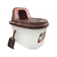 Pet Family Туалет для кошек закрытый мультикомплекс NEW ERA 57x40x53 см (арт TYZ PFA208)