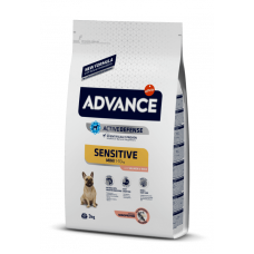 Advance Sensitive Mini - сухой корм для собак с чувствительным пищеварением (лосось и рис)