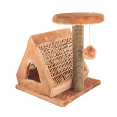 Redplastic Домик-когтеточка Чердачок крыша двухск. 43*53*50,5 см, разные материалы