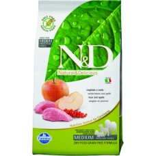 N&D Farmina Dog Mini - беззерновой корм для мини собак с кабаном и яблоком N&D Farmina Dog Mini - беззерновой корм для мини собак с кабаном и яблоком