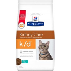 Hill's k/d Kidney Care - сухой корм для кошек с тунцом