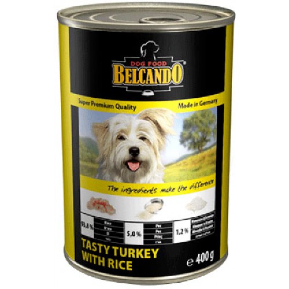 Belcando Tasty turkey-консервы с индейкой для собак