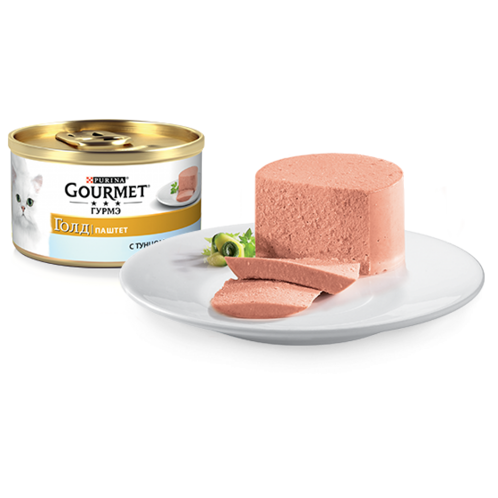 Купить Gourmet Gold (Гурмет Голд) - для кошек Паштет с тунцом (85 гр ...