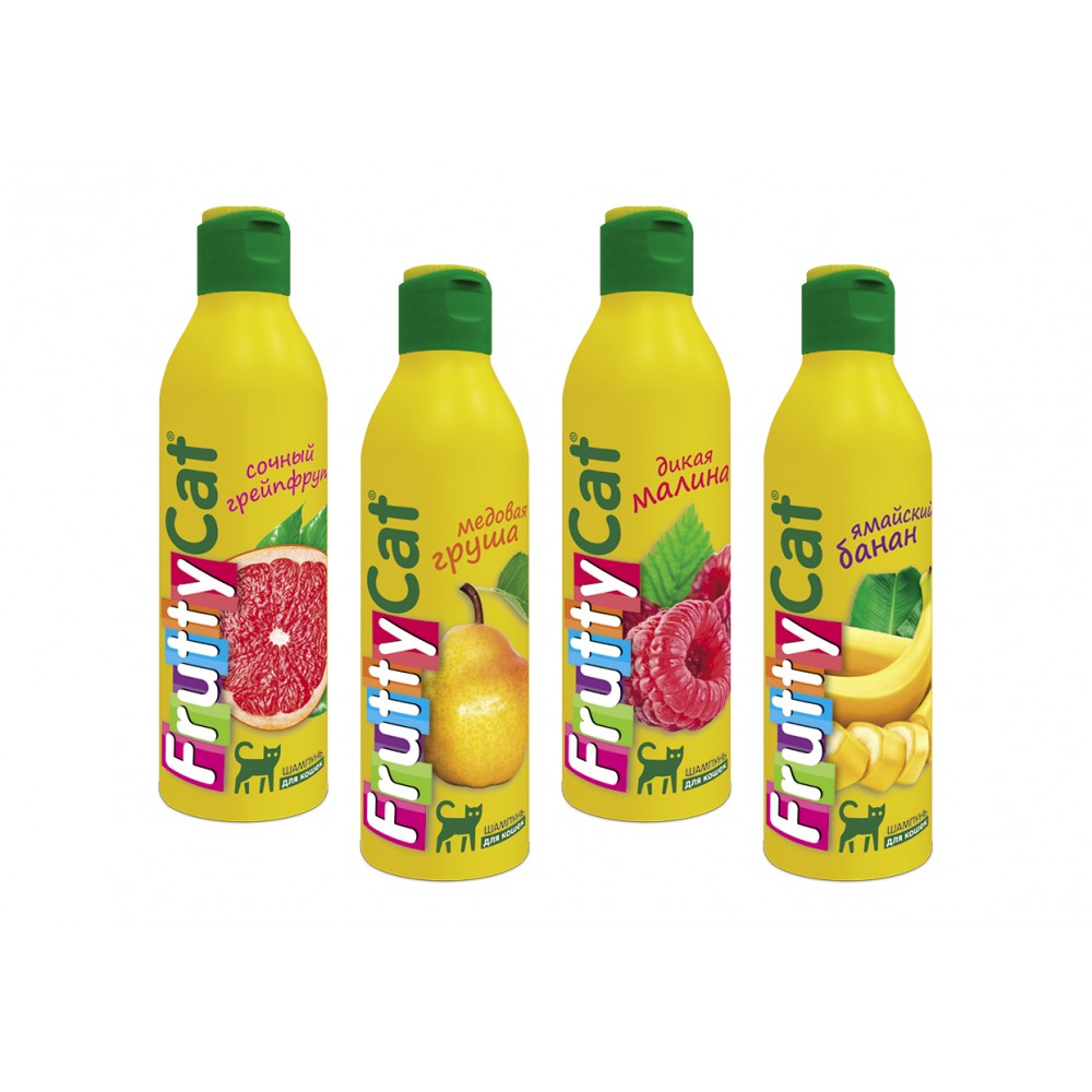 Агроветзащита Шампунь для кошек FruttyCat 250мл, несколько вкусов Агроветзащита Шампунь для кошек FruttyCat 250мл, несколько вкусов