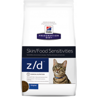 Hill's z/d Food Sensitivities - корм для кошек с пищевой аллергией.