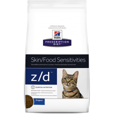 Hill's z/d Food Sensitivities - корм для кошек с пищевой аллергией. Hill's z/d Food Sensitivities - корм для кошек с пищевой аллергией.