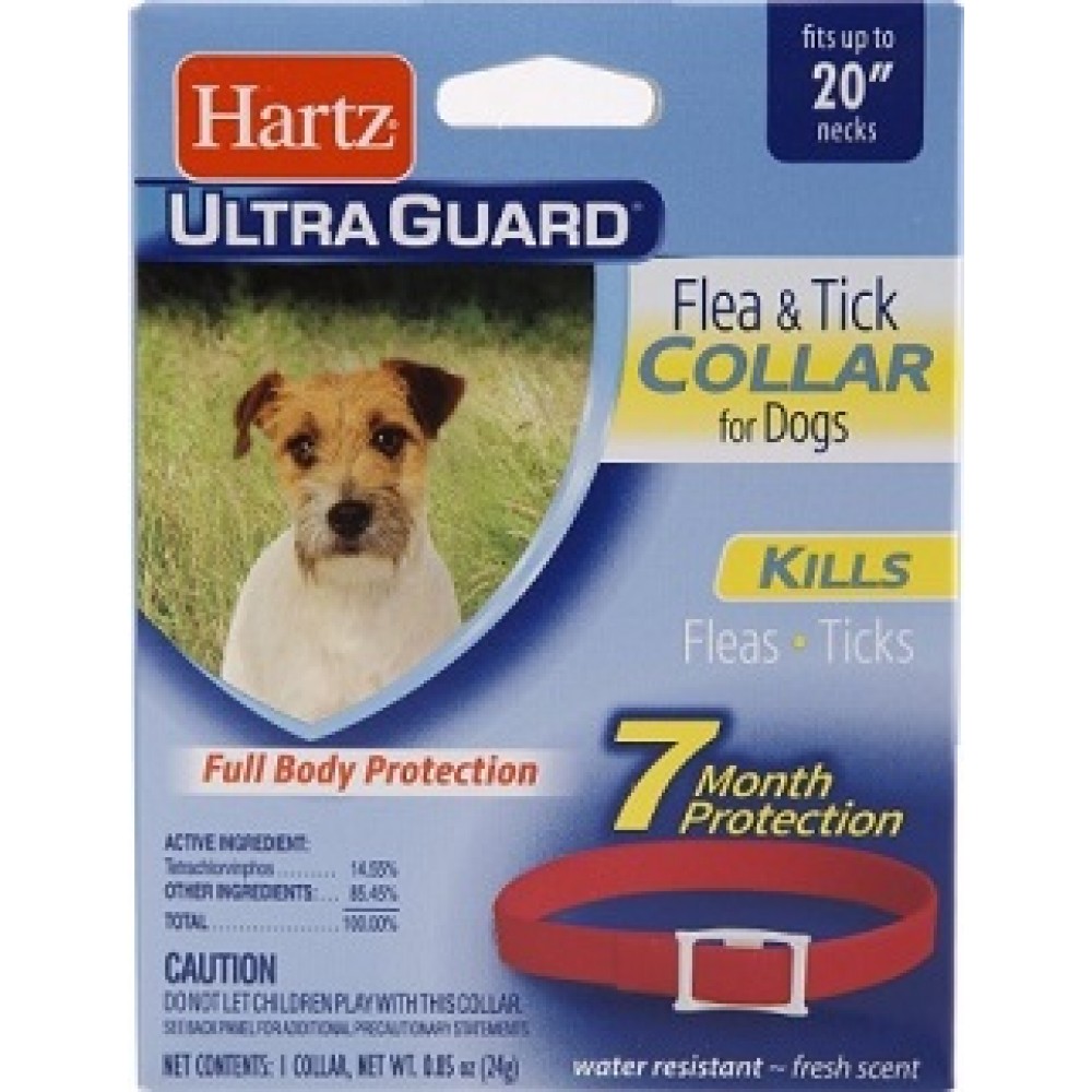 Hartz 2 в 1 ошейник для собак от блох и клещей,красный 50 - 58 см. (91581) Hartz 2 в 1 ошейник для собак от блох и клещей,красный 50 - 58 см. (91581)