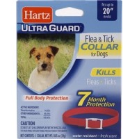 Hartz 2 в 1 ошейник для собак от блох и клещей,красный 50 - 58 см. (91581)