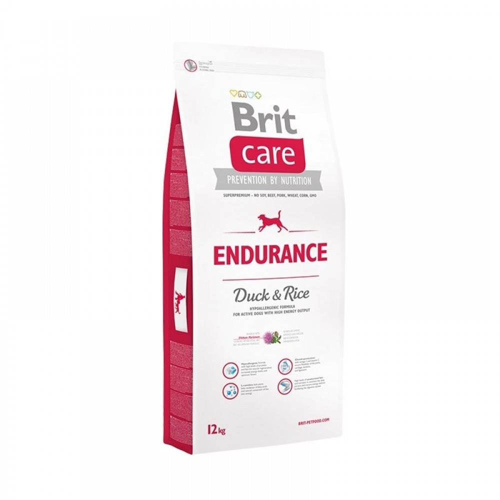 Brit Care Endurance - корм для активных собак всех пород, утка с рисом Brit Care Endurance - корм для активных собак всех пород, утка с рисом