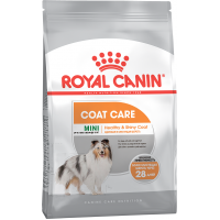 Royal Canin Mini Coat Care - корм для собак с тусклой и сухой шерстью.