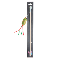 COMFY Игрушка COMFY TOY.GAIA мышь с колокольчиком на удочке 40 см (арт. TYZ 245022)