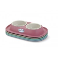 Georplast Миски Soft touch pp-double на резиновой подставке для кошек (арт. TYZ 20056)