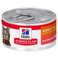 Hill's Science Plan Optimal Care Adult Salmon - влажный корм для кошек со вкусом лосося (82 гр.)(арт.603986) Hill's Science Plan Optimal Care Adult Salmon - влажный корм для кошек со вкусом лосося (82 гр.)(арт.603986)