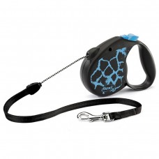 Рулетка-поводок Flexi Safari Cord, трос (M), до 20кг/5м, разные цвета Рулетка-поводок Flexi Safari Cord, трос (M), до 20кг/5м, разные цвета