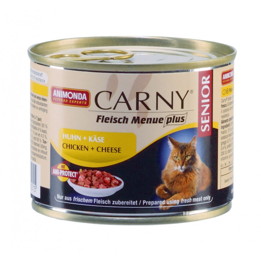 Carny Senior - консервы для пожилых кошек, курица, сыр (200 г) Carny Senior - консервы для пожилых кошек, курица, сыр (200 г)