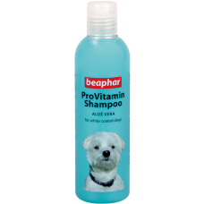 Beaphar SHAMPOO For White Coats Dog - Провитаминный шампунь с алоэ вера для собак белого и светлого окрасов, 250 мл (арт. 18261)