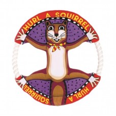 Летающее кольцо «Угонись за белкой» игрушка для собак средних и крупных пород диаметр 24 см.