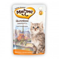Мнямс паучи Цыпленок Маренго - влажный полноценный корм для котят, 85 г (арт. DAI701191)