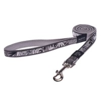 Rogz поводок нейлоновый, Fancy dress расцветка Silver Gecko, несколько размеров
