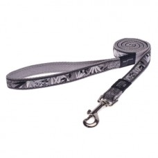 Rogz поводок нейлоновый, Fancy dress расцветка Silver Gecko, несколько размеров Rogz поводок нейлоновый, Fancy dress расцветка Silver Gecko, несколько размеров