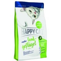 HAPPY CAT SENSITIVE ДОМАШНЯЯ ПТИЦА - сухой корм на основе птицы, картофеля, риса и яблока