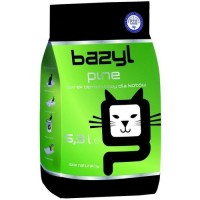 BAZYL Pine наполнитель с ароматом хвои из бентонита для кошачьего туалета комкующийся