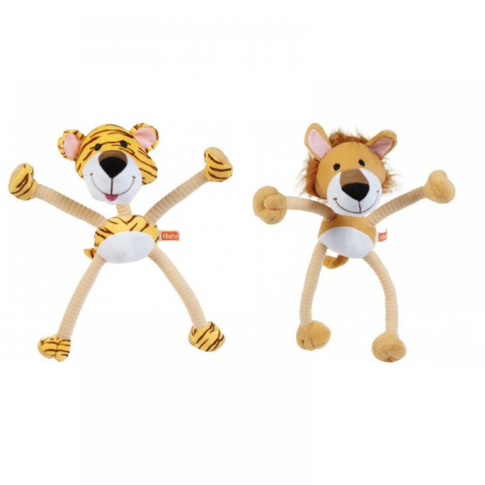 Hartz Игрушка плюшевая Тигр/Лев гибкая, большая (арт. 99495) Hartz Игрушка плюшевая Тигр/Лев гибкая, большая (арт. 99495)